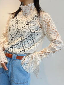 HEART LACE TOPS