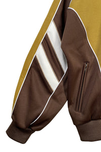 CYCLE LINE JERSEY TOPS-BROWN-