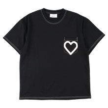 画像をギャラリービューアに読み込む, Heart Painting Organic Pocket T-shirt
