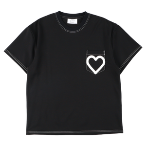 Heart Painting Organic Pocket T-shirt